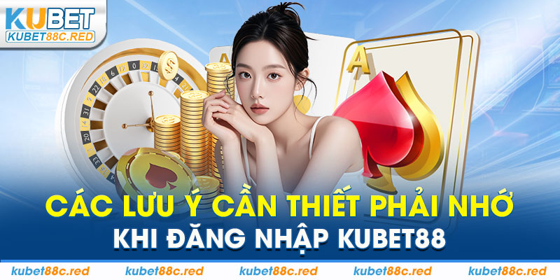 Các Lưu Ý Cần Thiết Phải Nhớ Khi Đăng Nhập Kubet88
